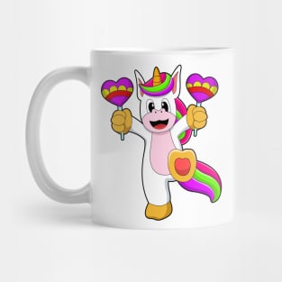 Unicorn with Hearts Mug